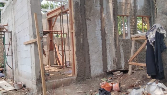 Proyek Pembangunan di Area Kantor Diskominfo Kabupaten Bogor Tanpa Identitas Anggaran dan Pengamanan K3