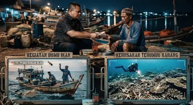 DUGAAN KAPAL BOM IKAN DI SIBOLGA: NAMA BRIPTU D MUNCUL, PUBLIK DESAK PROPAM BONGKAR JEJARING PEMODAL