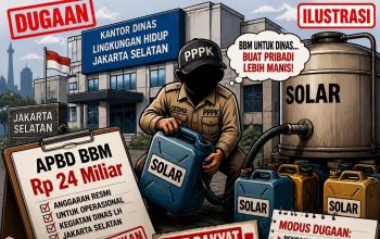 APBD DKI Jakarta BBM Rp 24 Miliar, Oknum PPPK Nekat Nyolong Solar Truk di Kantor Dinas LH Jakarta Selatan