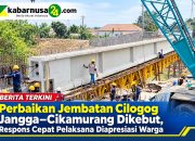 Perbaikan Jembatan Cilogog Jangga–Cikamurang Dikebut, Respons Cepat Pelaksana Diapresiasi Warga