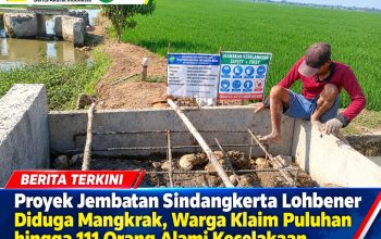 Proyek Jembatan Sindangkerta Lohbener Diduga Mangkrak, Warga Klaim Puluhan hingga 111 Orang Alami Kecelakaan