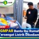 Gercep GMPAR Bantu Ibu Rumah Tangga Korban Tersengat Listrik Dikediamannya