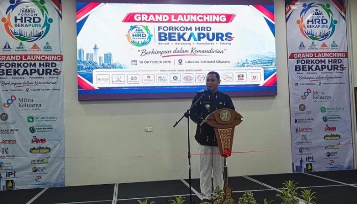 Sambut Baik Forum Komunikasi HRD di Bekasi, Plt Bupati Asep Ajak Bangun Sinergi Hadapi Tantangan Ketenagakerjaan