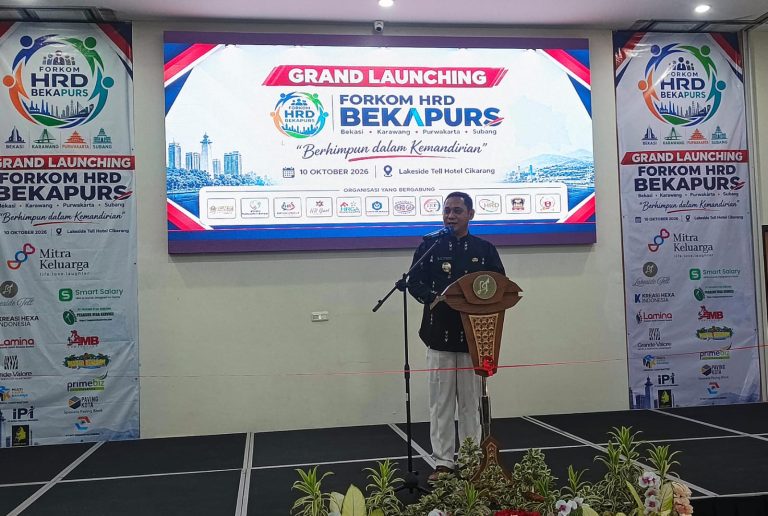 Sambut Baik Forum Komunikasi HRD di Bekasi, Plt Bupati Asep Ajak Bangun Sinergi Hadapi Tantangan Ketenagakerjaan