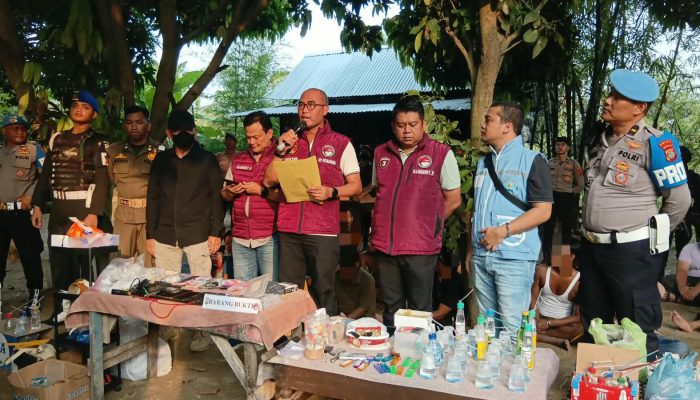 Polda Sumut Gerebek Sarang Narkoba di Percut Sei Tuan, 27 Orang Positif dan 2 Diduga Pengedar