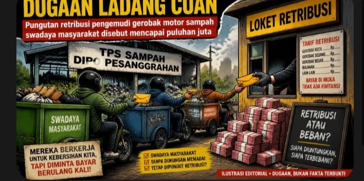 Diduga Dipo Pesanggrahan Jadi Ladang Cuan Berkedok Pungutan Retribusi Pengemudi Gemor Swadaya Masyarakat Puluhan Juta