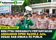 BEM PTNU Indramayu Pertanyakan Anggaran DPRD Rp208,6 Juta, Desak RAB Dibuka ke Publik