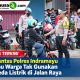 Satlantas Polres Indramayu Imbau Warga Tak Gunakan Sepeda Listrik di Jalan Raya