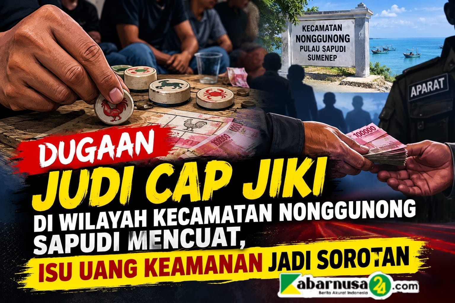 Dugaan Judi Cap Jiki di Wilayah Kecamatan Nonggunong Sapudi Mencuat, Isu Uang Keamanan Jadi Sorotan