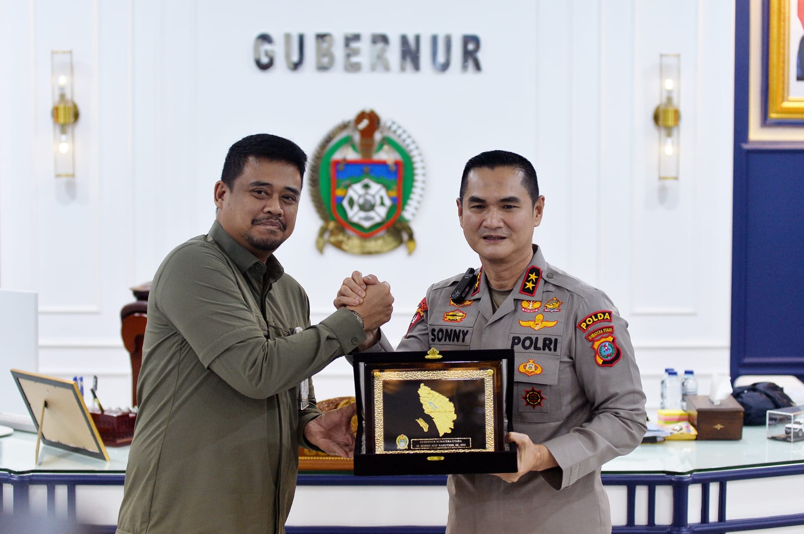 Kapolda Sumut Silaturahmi dengan Gubernur Perkuat Kolaborasi Jaga Kondusivitas Sumatera Utara