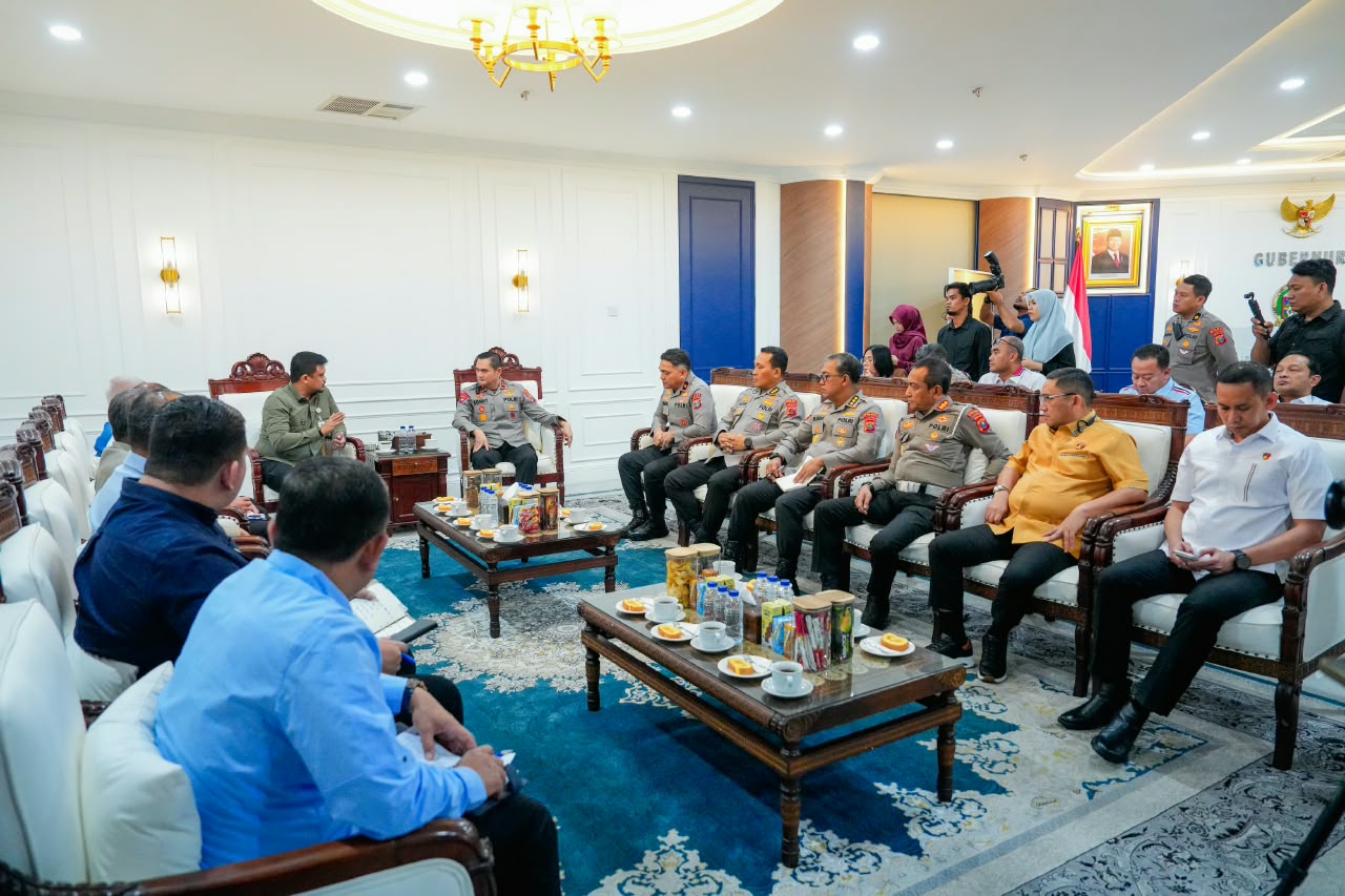 Kapolda Sumut Silaturahmi dengan Gubernur Perkuat Kolaborasi Jaga Kondusivitas Sumatera Utara