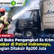 Mobil Boks Pengangkut Es Krim Terbakar di Patrol Indramayu, Kerugian Ditaksir Rp200 Juta