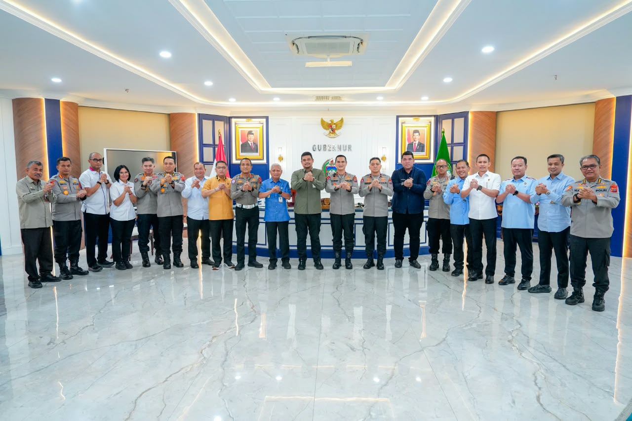 Kapolda Sumut Silaturahmi dengan Gubernur Perkuat Kolaborasi Jaga Kondusivitas Sumatera Utara
