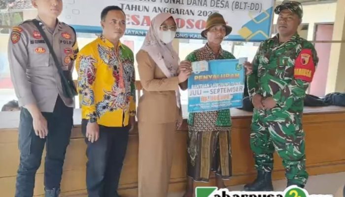 Pemdes Rosong Salurkan BLT Dana Desa Juli–September, KPM Terima Bantuan Rp900 Ribu