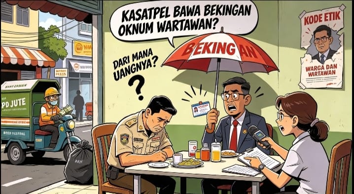 Pemberitaan Skandal Dugaan Pungli Gemor Sampah Dipo Pesanggrahan, Kasatpel Malah Bawa 'Bekingan' Oknum Wartawan Ngaku PWI Jaksel