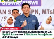 Bupati Lucky Hakim Salurkan Bantuan ZIS Rp884 Juta untuk 1.768 Siswa Prasejahtera di Indramayu