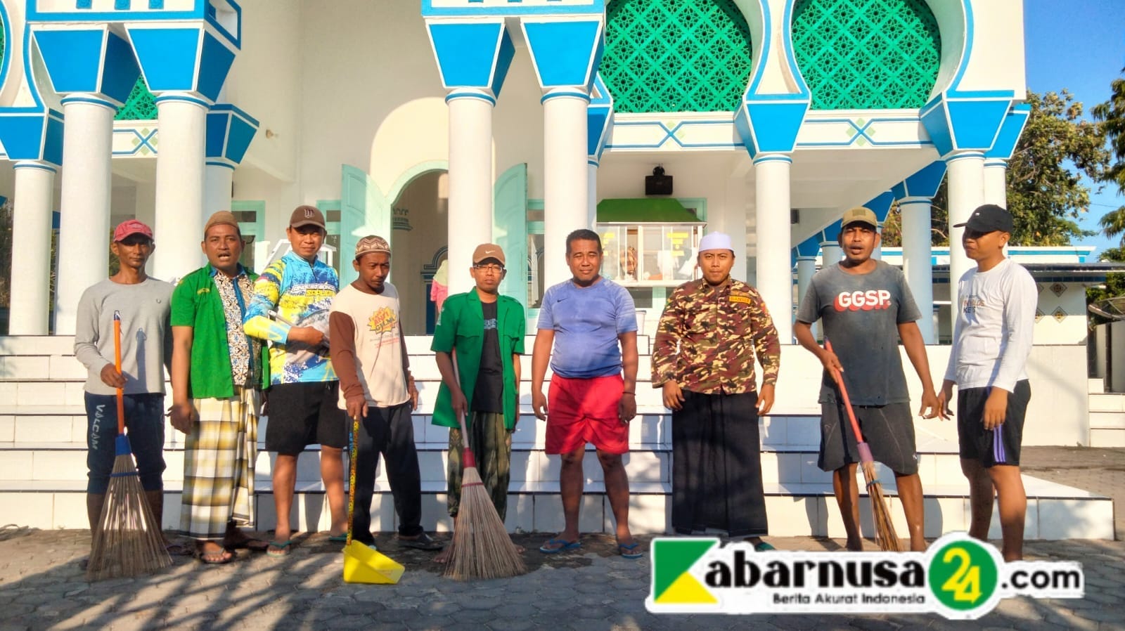 Sambut HSN 2026, GP Ansor Nonggunong Gelar Aksi Bersih-Bersih Masjid Bersama Masyarakat