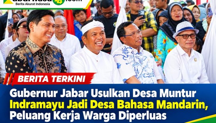 Gubernur Jabar Usulkan Desa Muntur Indramayu Jadi Desa Bahasa Mandarin, Peluang Kerja Warga Diperluas