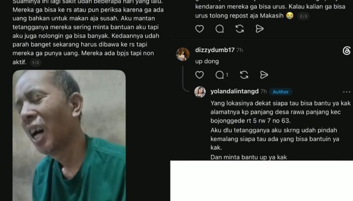 Dibalik Megahnya Infrastruktur, Jeritan dari Warga Rawapanjang Kabupaten Bogor Pasutri Disabilitas Sakit Parah dan Kartu BPJS Mati Tak Bisa ke Rumah Sakit