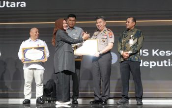 Kapolda Sumut Raih Penghargaan Achievement Person, Polda Sumut Predikat Informatif di KI Award 2026