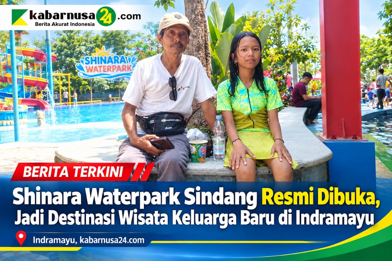 Shinara Waterpark Sindang Resmi Dibuka, Jadi Destinasi Wisata Keluarga Baru di Indramayu