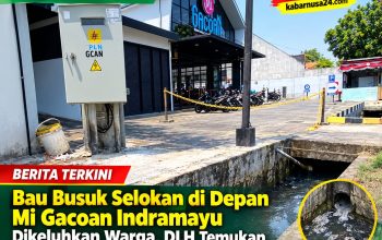 Bau Busuk Selokan di Depan Mi Gacoan Indramayu Dikeluhkan Warga, DLH Temukan IPAL Belum Optimal