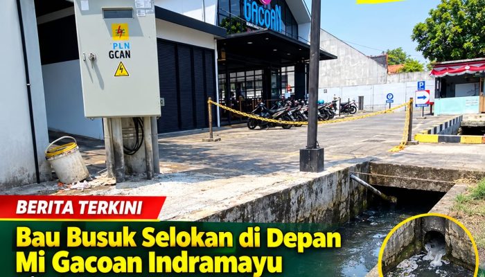 Bau Busuk Selokan di Depan Mi Gacoan Indramayu Dikeluhkan Warga, DLH Temukan IPAL Belum Optimal