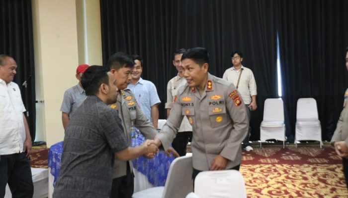 Kapolda Sumsel Bersama Wakapolda dan PJU Pererat Sinergi dengan Insan Pers