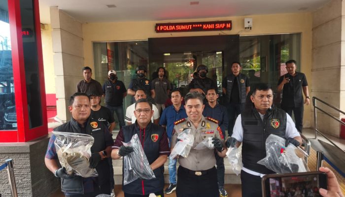 Polda Sumut Ungkap Penembakan di Tanjung Morawa, Dua Tersangka Diamankan