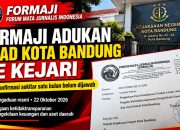 FORMAJI Adukan BKAD Kota Bandung ke Kejari, Surat Konfirmasi Sebulan Tak Dijawab