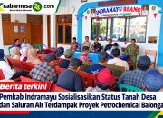 Pemkab Indramayu Sosialisasikan Status Tanah Desa dan Saluran Air Terdampak Proyek Petrochemical Balongan