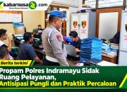Propam Polres Indramayu Sidak Ruang Pelayanan, Antisipasi Pungli dan Praktik Percaloan