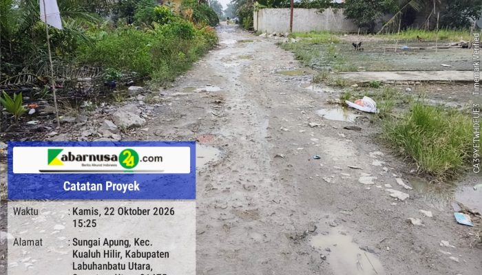 DANA DESA SEI APUNG RP1,12 MILIAR DISOROT TAJAM, JALAN RUSAK PARAH DAN KADES BELUM MERESPONS KONFIRMASI