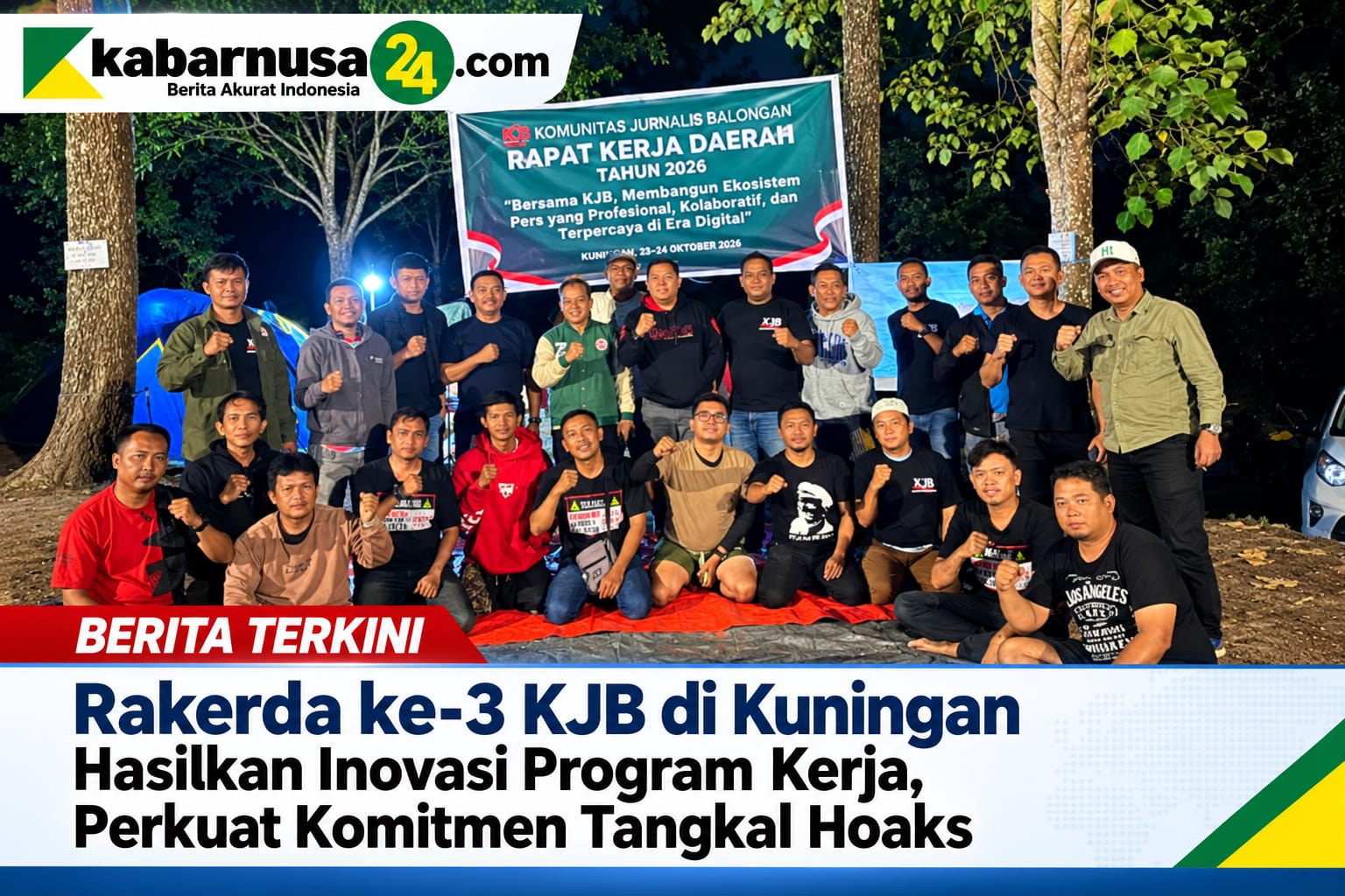 Rakerda ke-3 KJB di Kuningan Hasilkan Inovasi Program Kerja, Perkuat Komitmen Tangkal Hoaks
