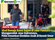 Viral Remaja Bawa Sajam di Jalur Pantura Ujungpendok Jaya Indramayu, Polisi Amankan Sembilan Anak di Bawah Umur