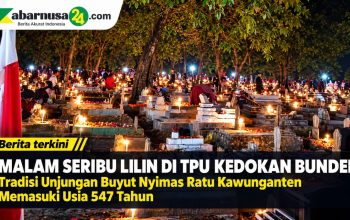 Malam Seribu Lilin di TPU Kedokan Bunder, Tradisi Unjungan Buyut Nyimas Ratu Kawunganten Memasuki Usia 547 Tahun