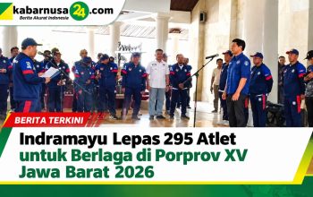 Indramayu Lepas 295 Atlet untuk Berlaga di Porprov XV Jawa Barat 2026