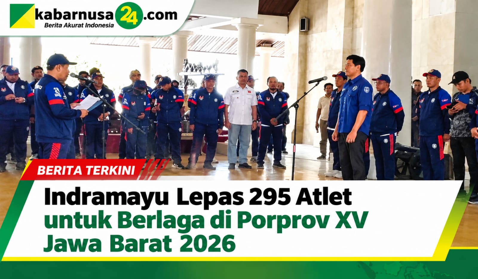 Indramayu Lepas 295 Atlet untuk Berlaga di Porprov XV Jawa Barat 2026
