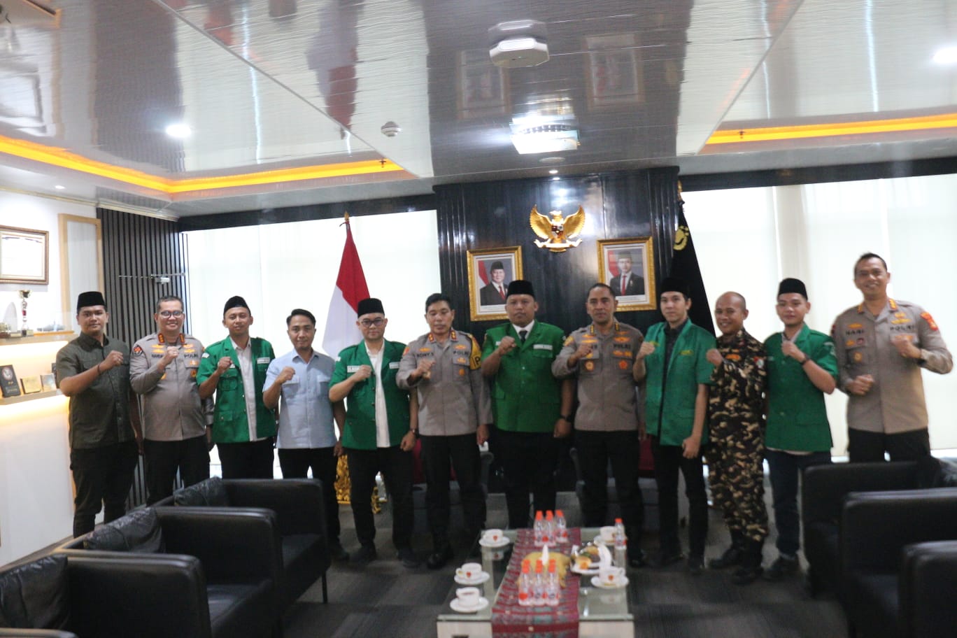 Perkuat Sinergi Organisasi Kepemudaan, Polda Sumsel Gelar Audiensi Bersama PW GP Ansor Sumsel