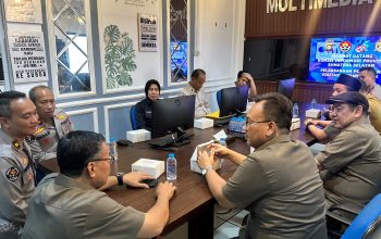 Perkuat Transparansi Pelayanan Publik, Polda Sumsel Jalani Visitasi E-Monev Komisi Informasi Sumsel