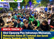 Aksi Cipayung Plus Indramayu Memanas, Mahasiswa Bawa 25 Tuntutan dan Soroti Kinerja Pemkab serta DPRD