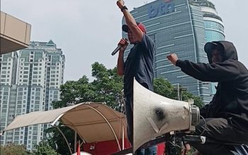 JAPMI dan JaMWas Aksi Unjuk Rasa di KPK Desak Tindak Lanjut Sprindik Baru Dugaan Pengondisian Pengadaan Proyek di Kabupaten Bekasi