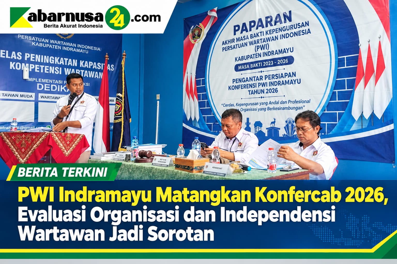 PWI Indramayu Matangkan Konfercab 2026, Evaluasi Organisasi dan Independensi Wartawan Jadi Sorotan