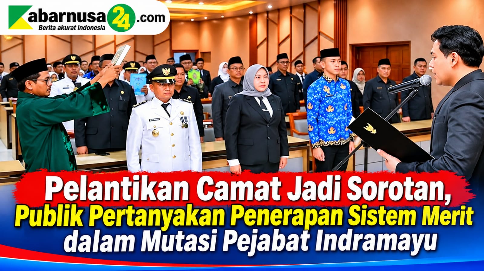 Pelantikan Camat Jadi Sorotan, Publik Pertanyakan Penerapan Sistem Merit dalam Mutasi Pejabat Indramayu