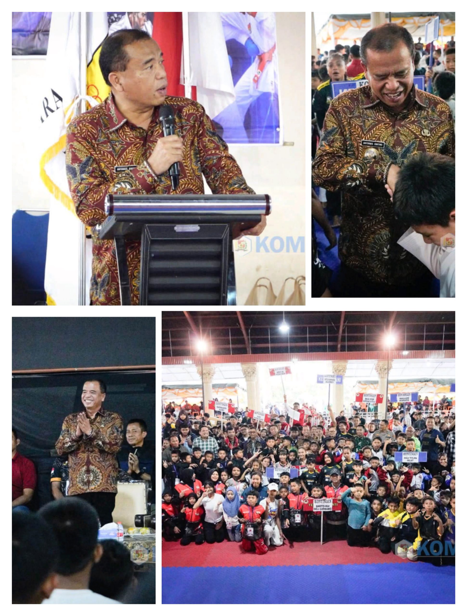 Bupati Karo Resmi Buka Karo Open Karate Championship 2026 Piala Bupati Karo