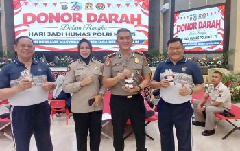 HUT ke-75 Humas Polri, Polda Sumut Tebar Kepedulian Lewat Aksi Donor Darah