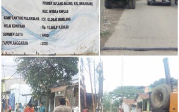Proyek Drainase Jalan Garu II B Amburadul: Kontraktor Kerja Asal Jadi, Dinas SDABMBK Medan Dinilai Lalai dan Tutup Mata