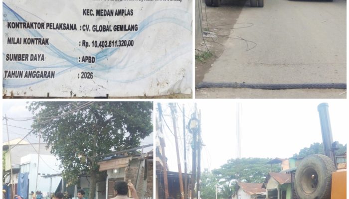Proyek Drainase Jalan Garu II B Amburadul: Kontraktor Kerja Asal Jadi, Dinas SDABMBK Medan Dinilai Lalai dan Tutup Mata
