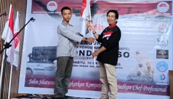 Pengukuhan BPC ICA Bondowoso 2026–2031: Dorong Inovasi Kuliner dan Sertifikasi Profesi Chef
