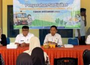 Tim 1 PTSL Kantor Pertanahan Kabupaten Bondowoso Serahkan Sertipikat Tanah di Desa Patemon